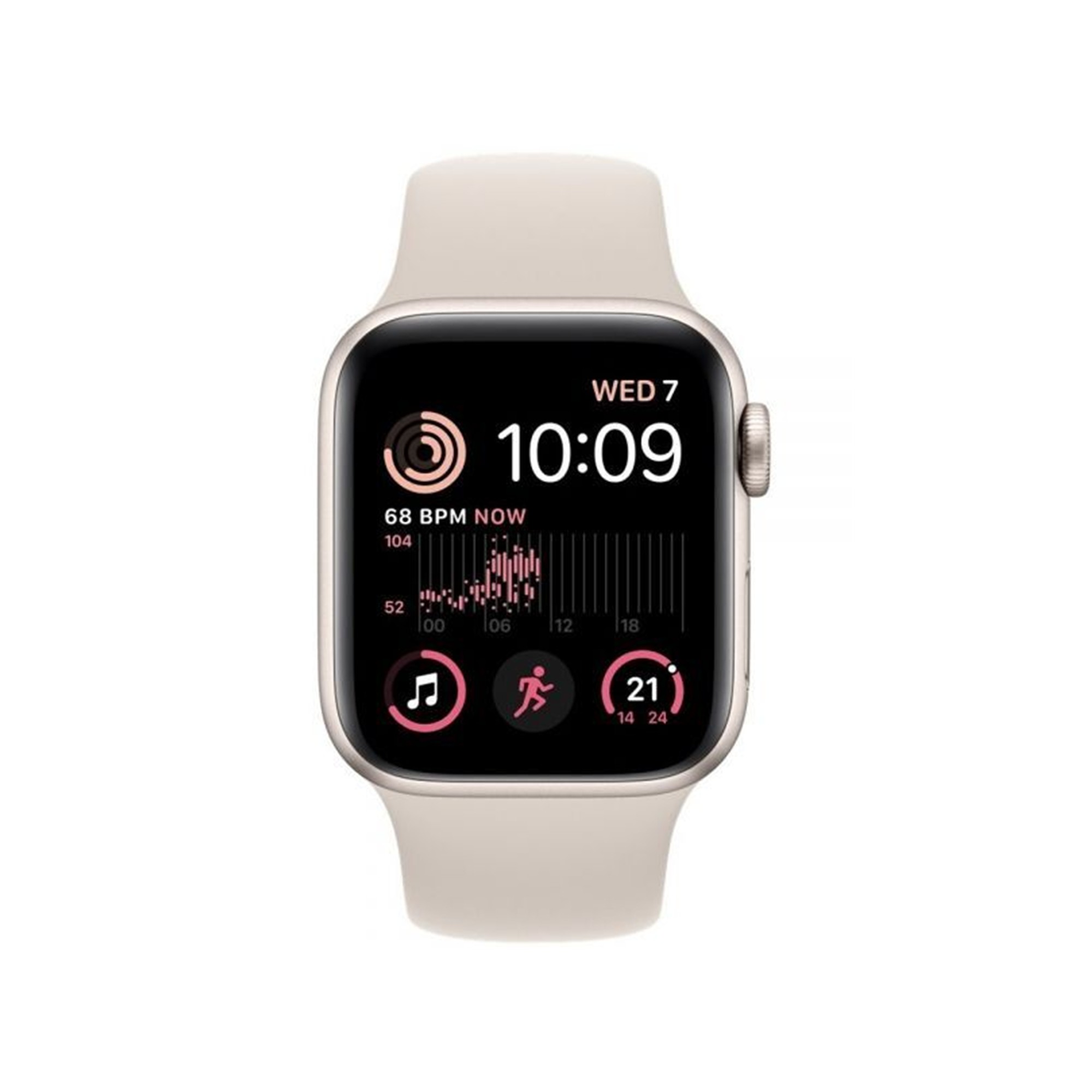 Apple Watch SE 2 GPS 40mm Starlight Aluminum Case w. Starlight S. Band - S/M б/у
